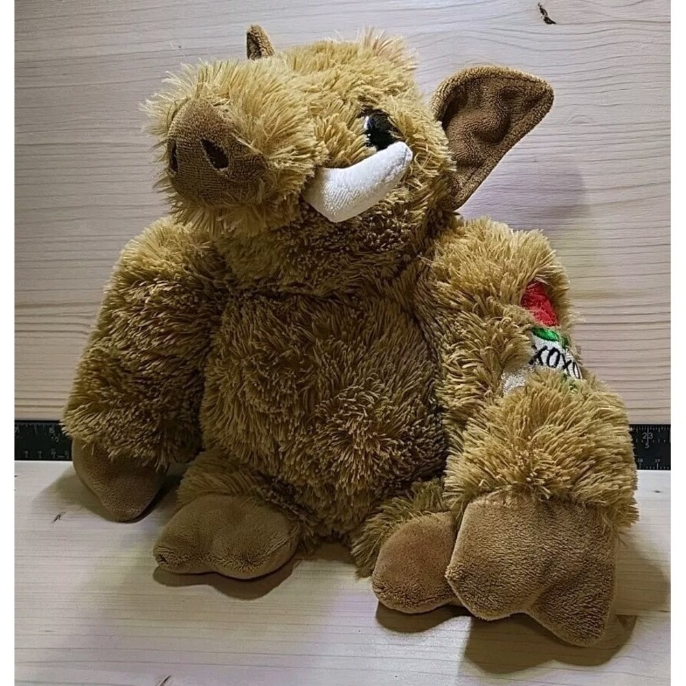DanDee Warthog Plush 2018 XOXO Tattoo Tan Stuffed Animal Boar Valentine Wild Pig